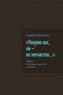 «Уверяю вас, он – не несчастен…». Лирика. Без всяких сюжетных глупостей