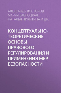 Концептуально-теоретические основы правового регулирования и применения мер безопасности