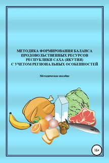 Методика формирования баланса продовольственных ресурсов Республики Саха (Якутия) с учетом региональных особенностей