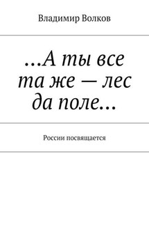 …А ты все та же – лес да поле… России посвящается