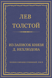 Полное собрание сочинений. Том 5. Произведения 1856–1859 гг. Из записок князя Д. Нехлюдова