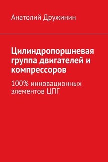 Цилиндропоршневая группа двигателей и компрессоров. 100% инновационных элементов ЦПГ