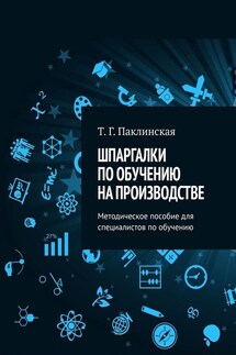 Шпаргалки по обучению на производстве. Методическое пособие для специалистов по обучению