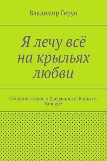 Я лечу всё на крыльях любви. Сборник стихов о Дзержинске, Воркуте, Вишуре