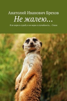 Не жалею… Я не верю в судьбу и не верю в случайность… Стихи