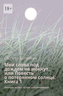 Мои слова под дождем не мокнут, или Повесть о потерянном солнце Книга 1. Основана на снах, музыке и воспоминаниях