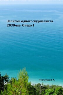 Записки одного журналиста. 2030-ые. Очерк I