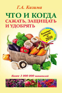 Что и когда сажать, защищать и удобрять. Календарь садовода до 2019 года