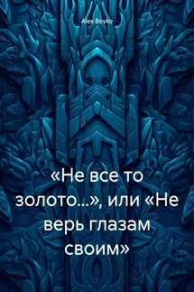 «Не все то золото…», или «Не верь глазам своим»