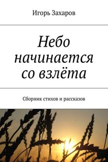 Небо начинается со взлёта. Сборник стихов и рассказов