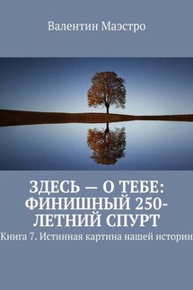 Здесь – о тебе: финишный 250-летний спурт. Книга 7. Истинная картина нашей истории