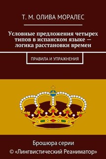 Условные предложения четырех типов в испанском языке – логика расстановки времен. Правила и упражнения