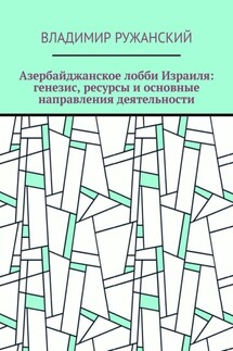 Азербайджанское лобби Израиля: генезис, ресурсы и основные направления деятельности